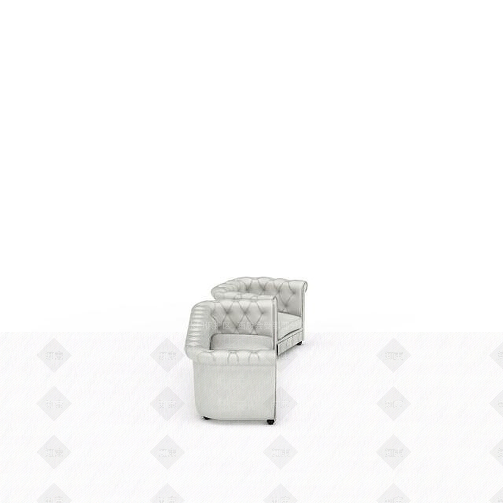 现代双人沙发3D模型下载【ID:1199857401】