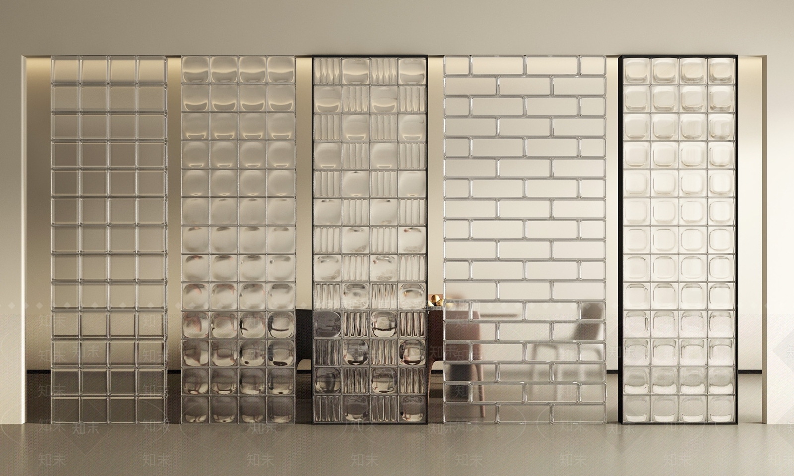 现代隔断SU模型下载【ID:1197925071】