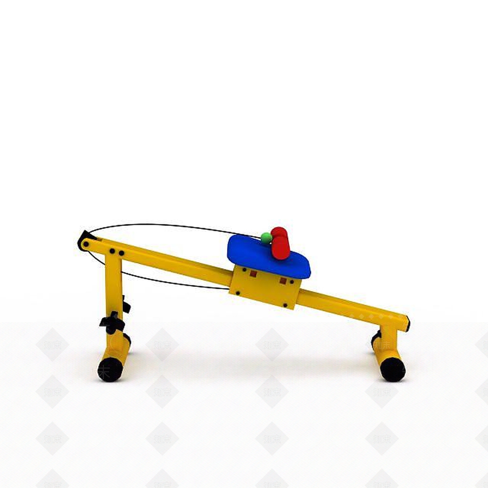 现代公用器材3D模型下载【ID:1199778981】