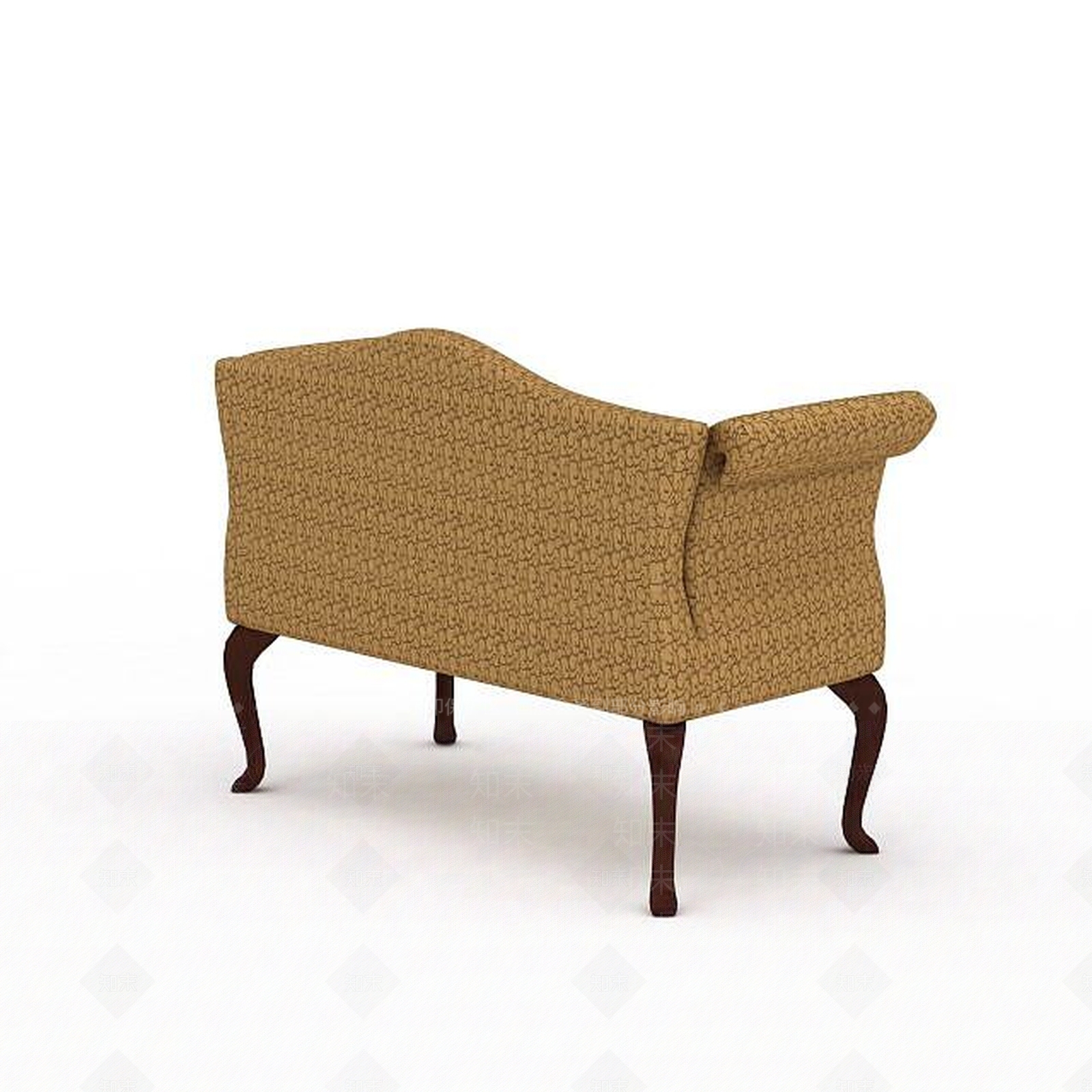现代双人沙发3D模型下载【ID:1197925403】