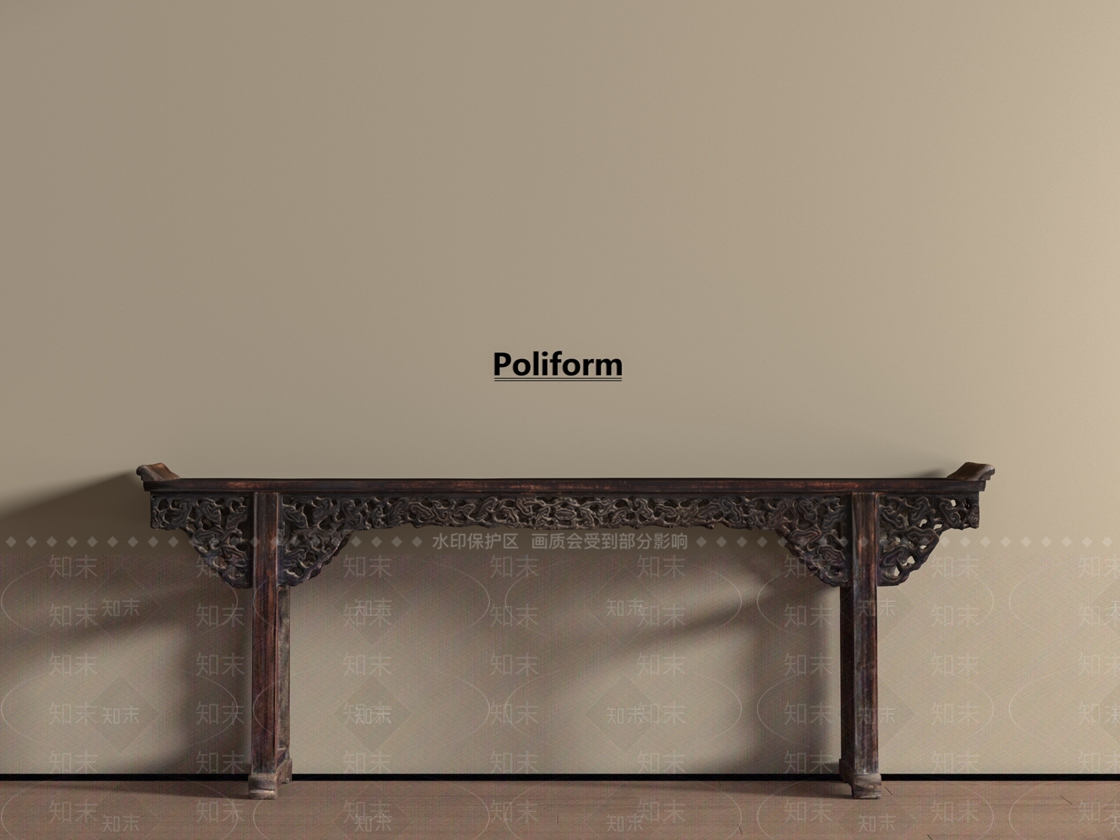 中式其他桌子3D模型下载【ID:1197933307】