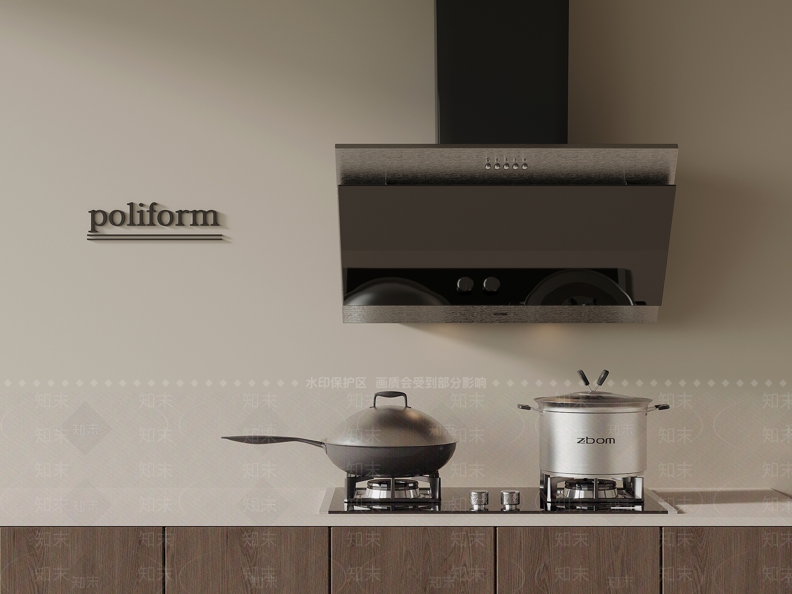 厨房用品3D模型下载【ID:1197933407】