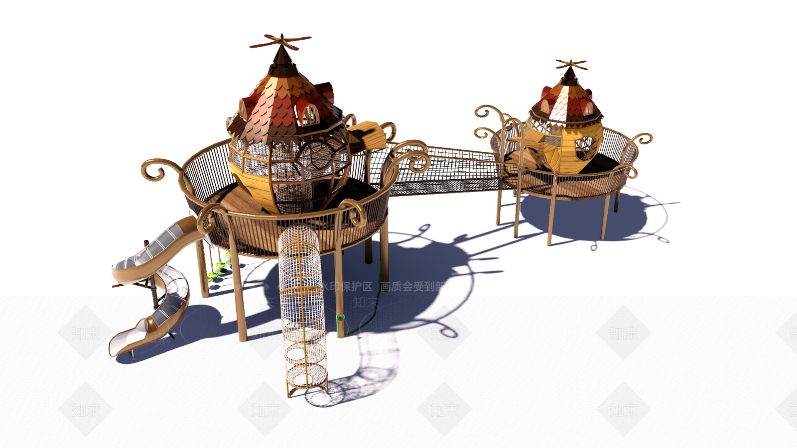 儿童器材组合SU模型下载【ID:1197936899】