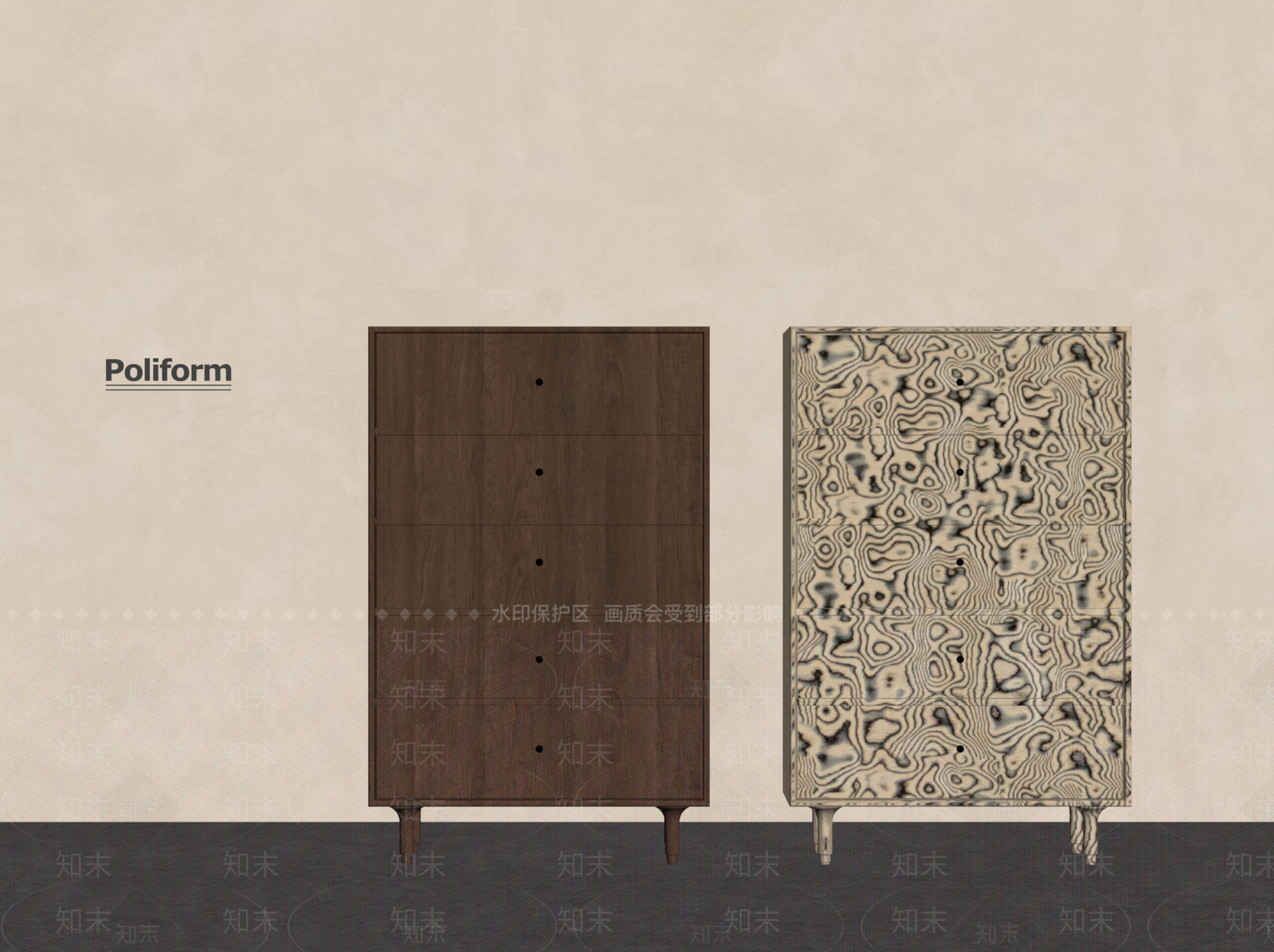 中古斗柜SU模型下载【ID:1197938544】