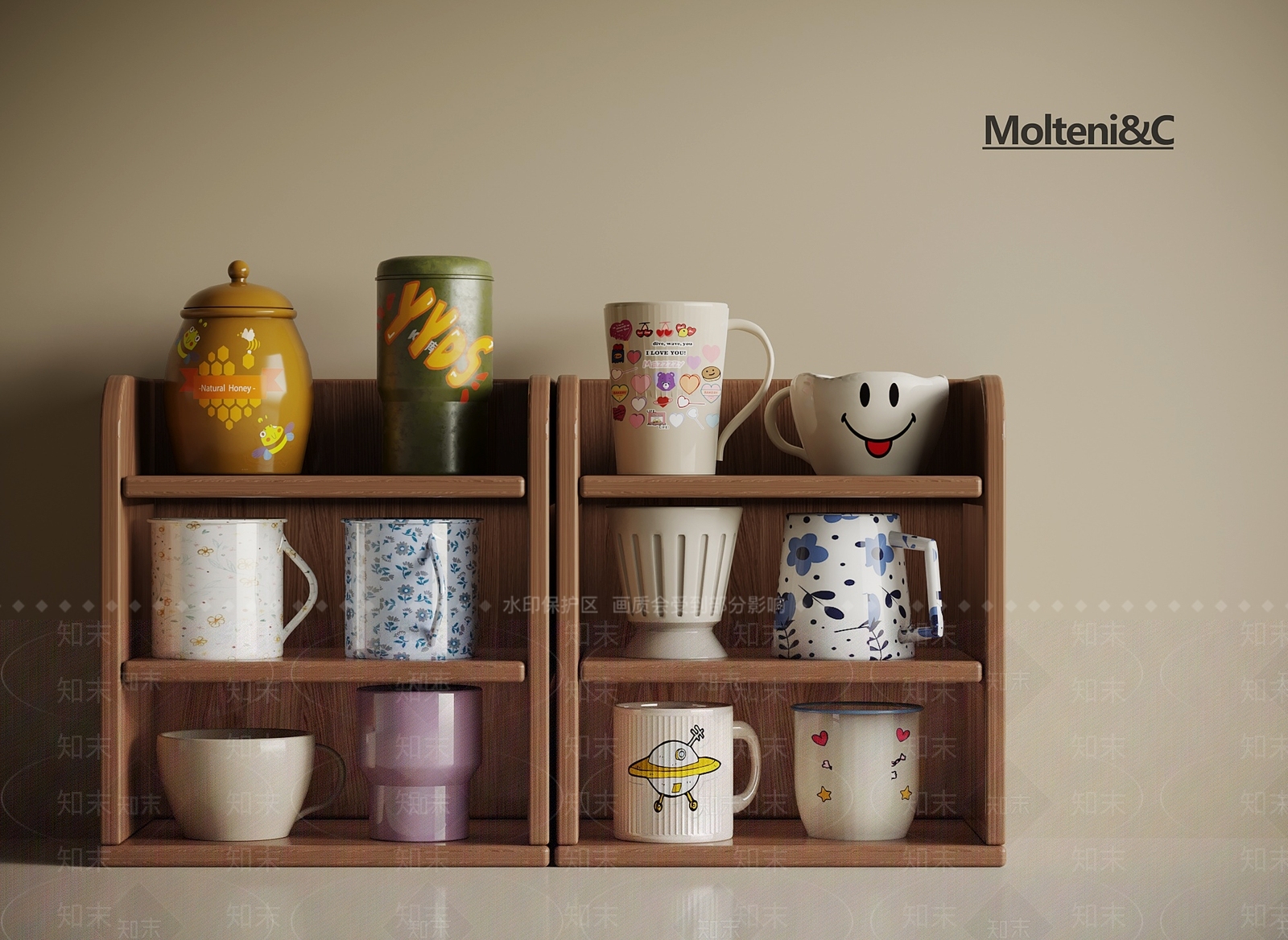 厨房用品3D模型下载【ID:1197953961】