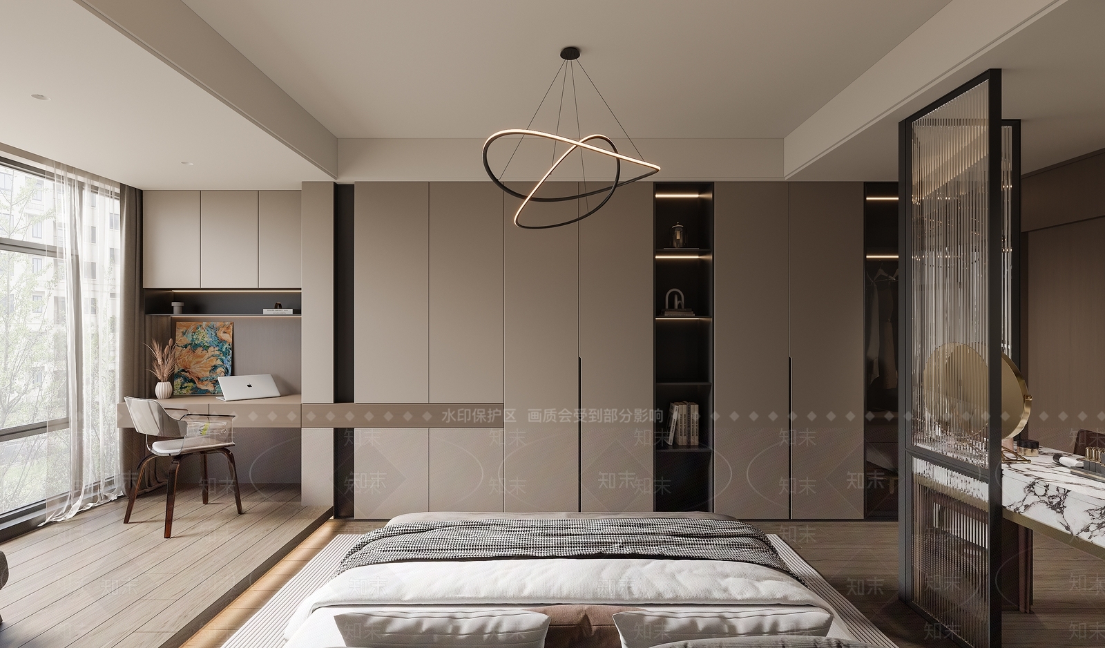 现代意式衣柜3D模型下载【ID:1197956025】