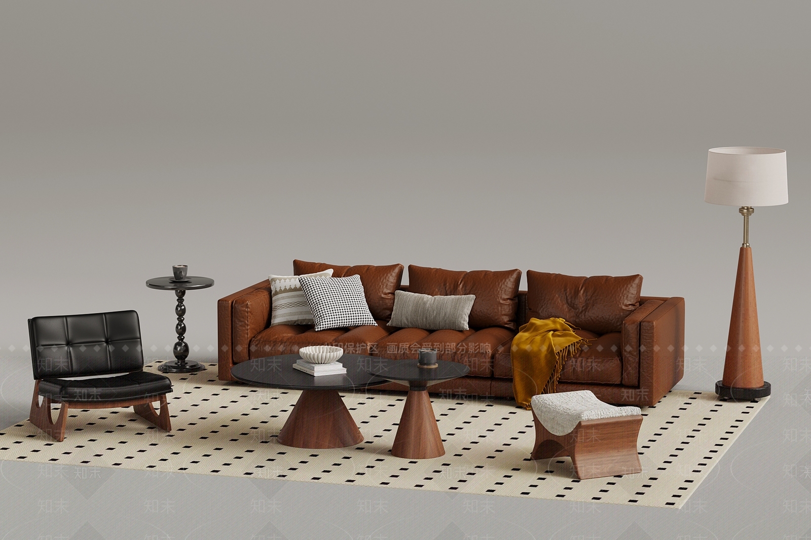 法式中古三人沙发3D模型下载【ID:1197958736】