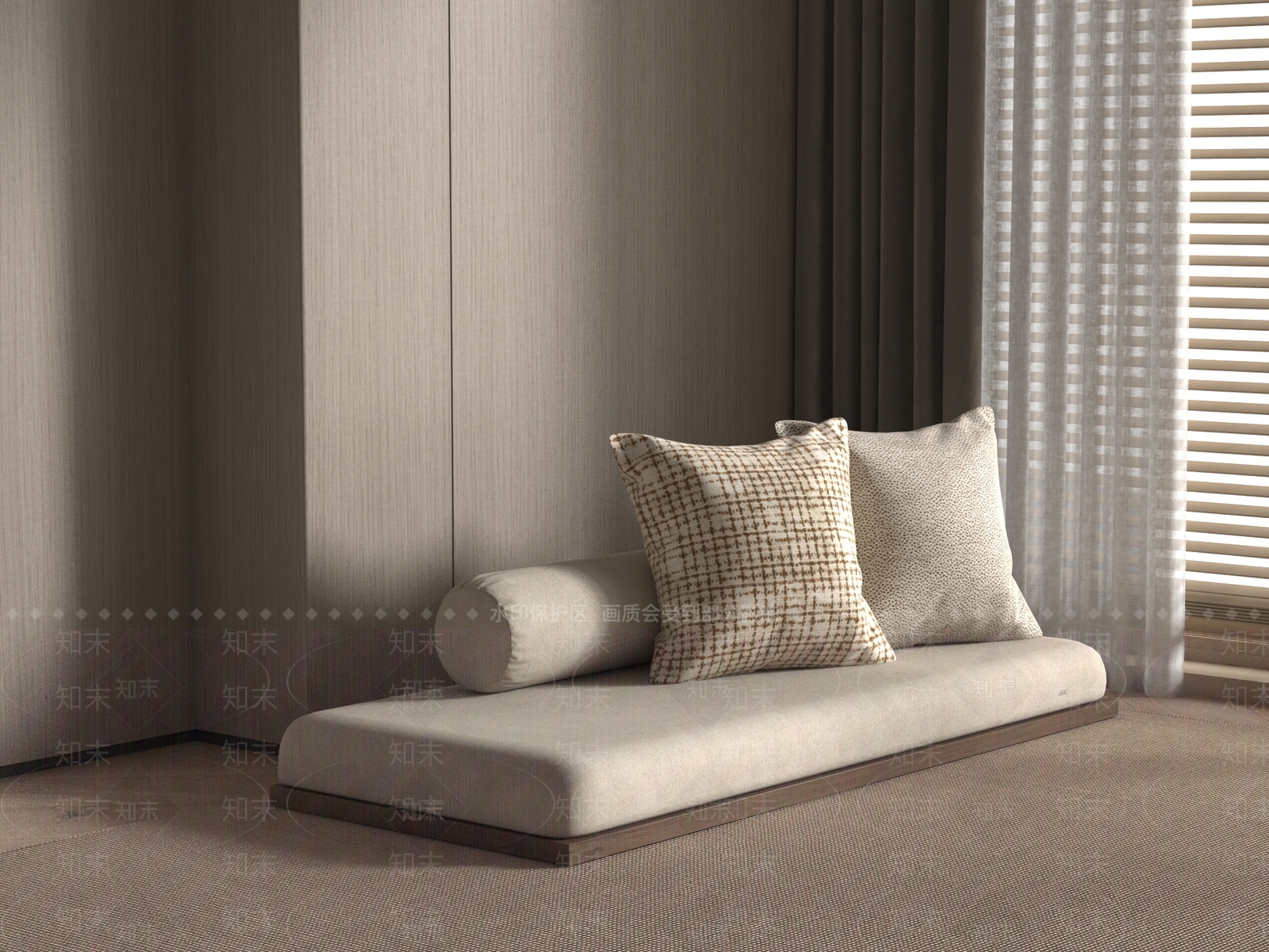 坐垫SU模型下载【ID:1197964648】