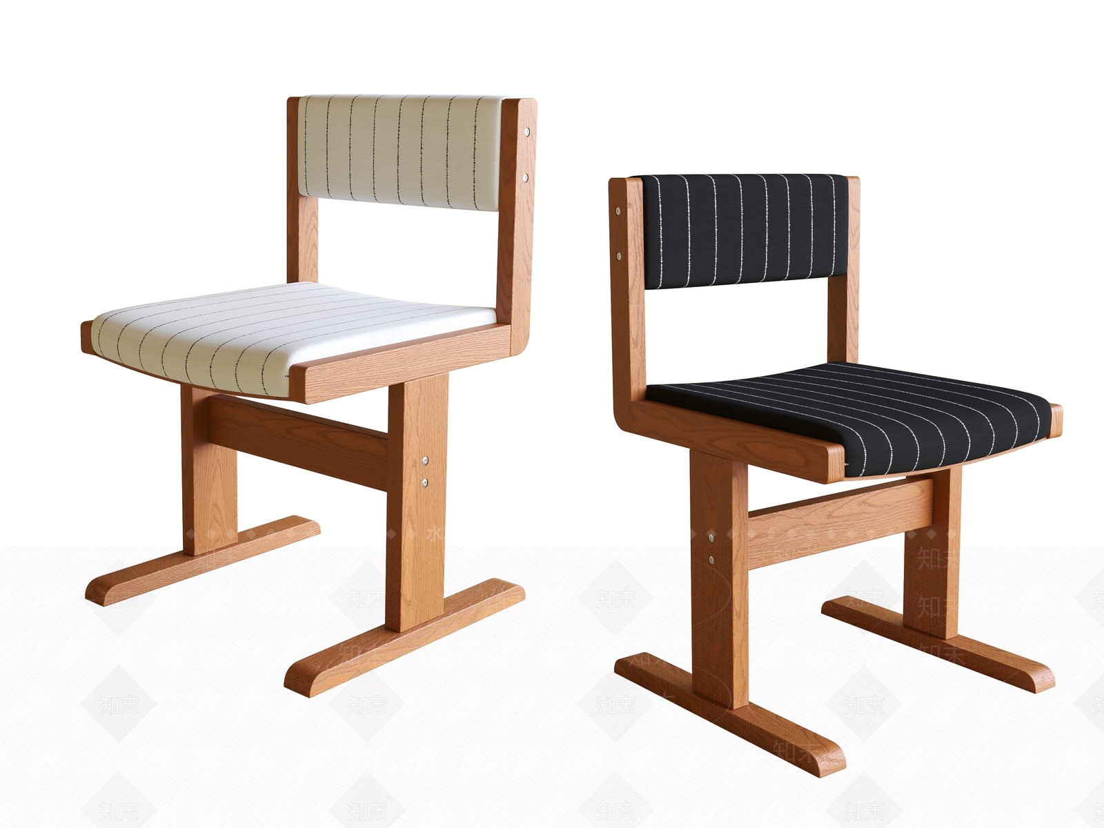 现代餐椅SU模型下载【ID:1197967599】