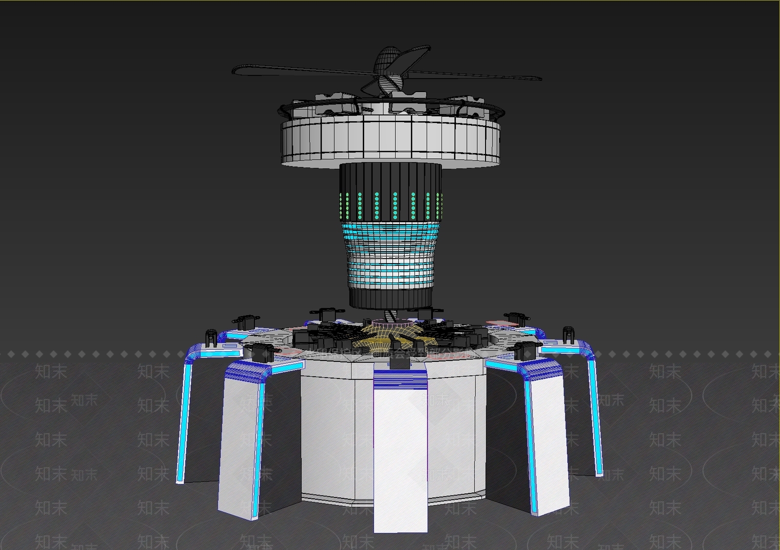 现代工业科技展厅3D模型下载【ID:1197985103】