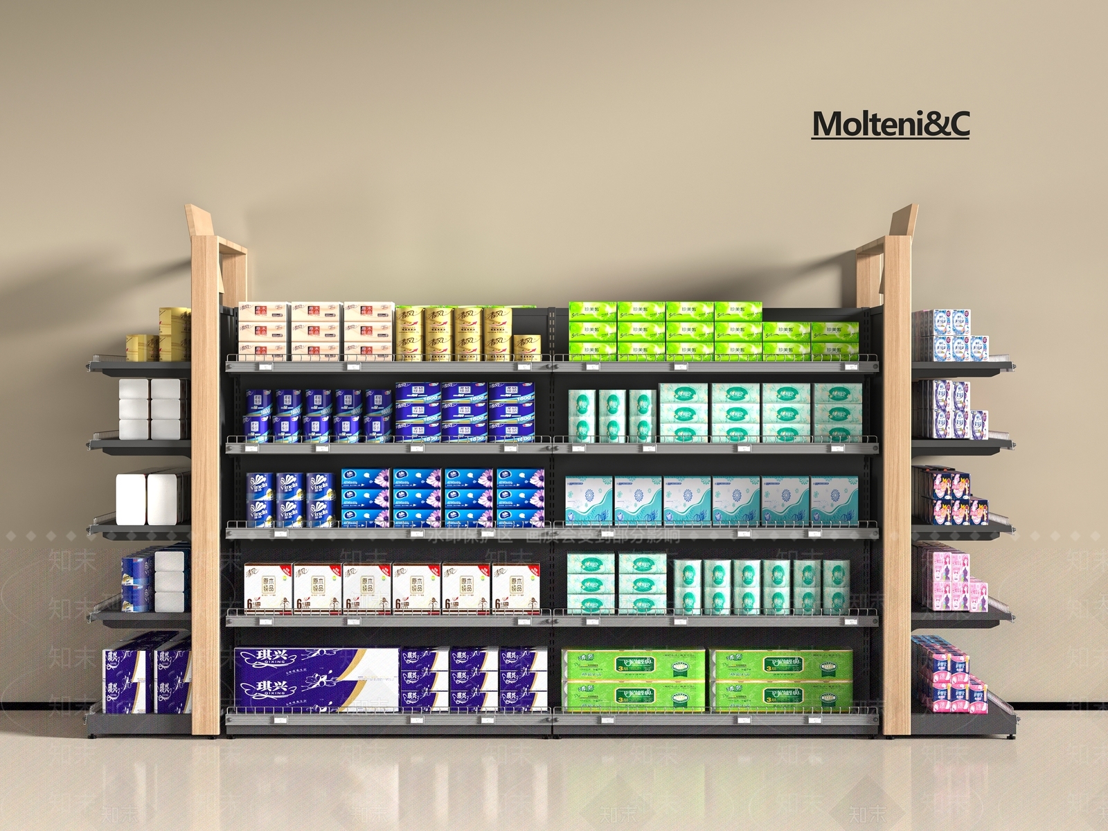 货架SU模型下载【ID:1197986836】