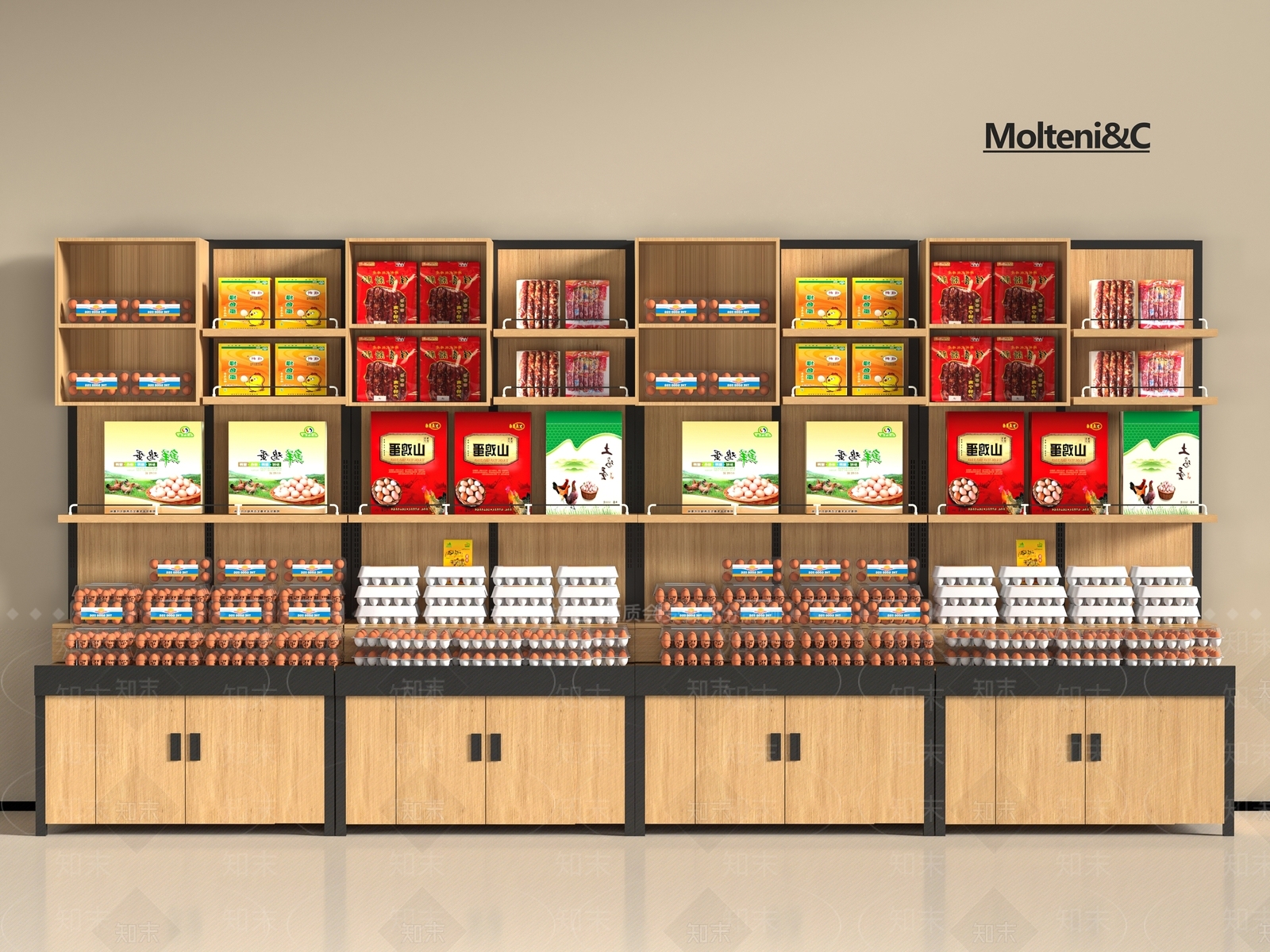 货架SU模型下载【ID:1197986939】