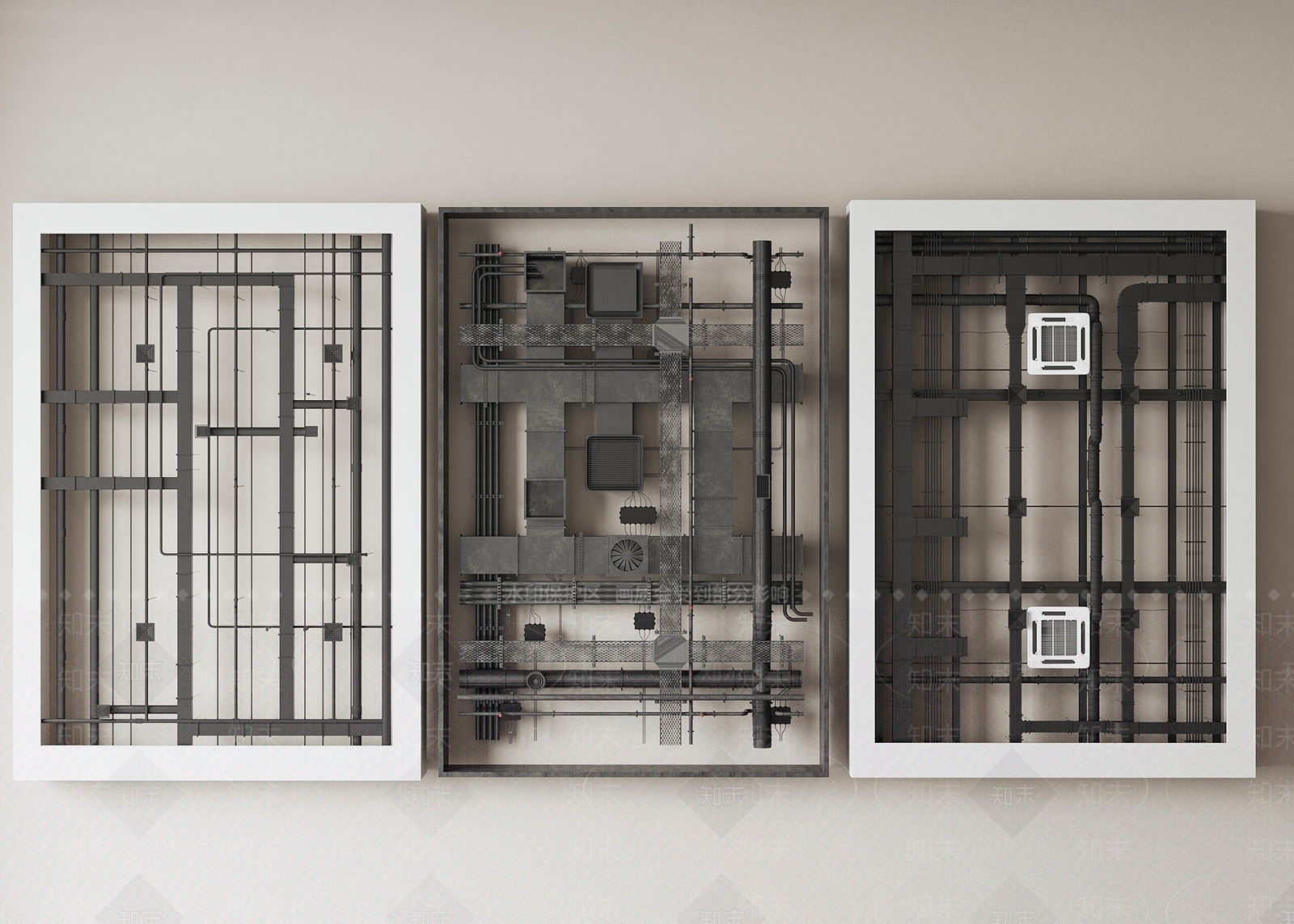 管道零件SU模型下载【ID:1197995559】