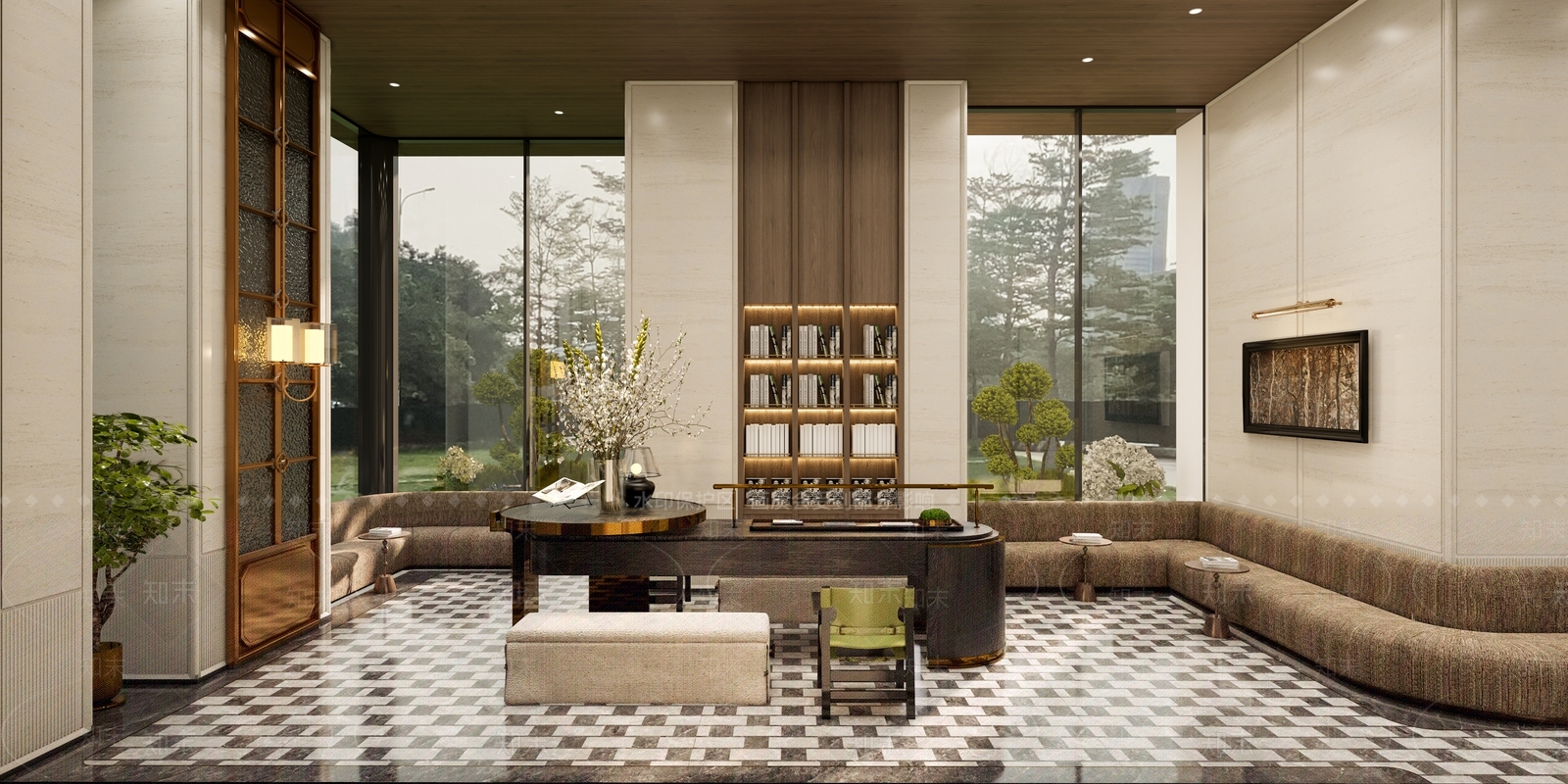 现代书店SU模型下载【ID:1197996999】