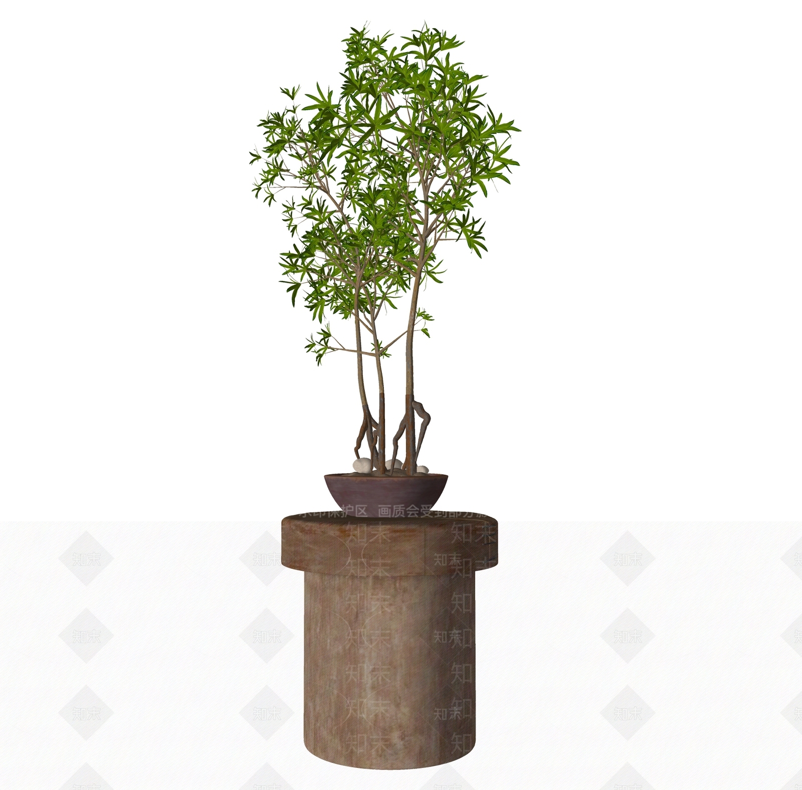 盆栽SU模型下载【ID:1197996868】