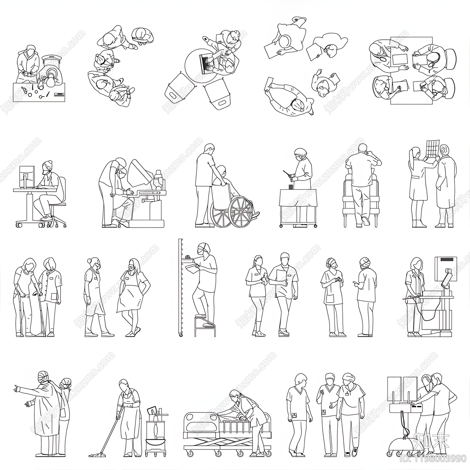 现代人物施工图下载【ID:1198003990】