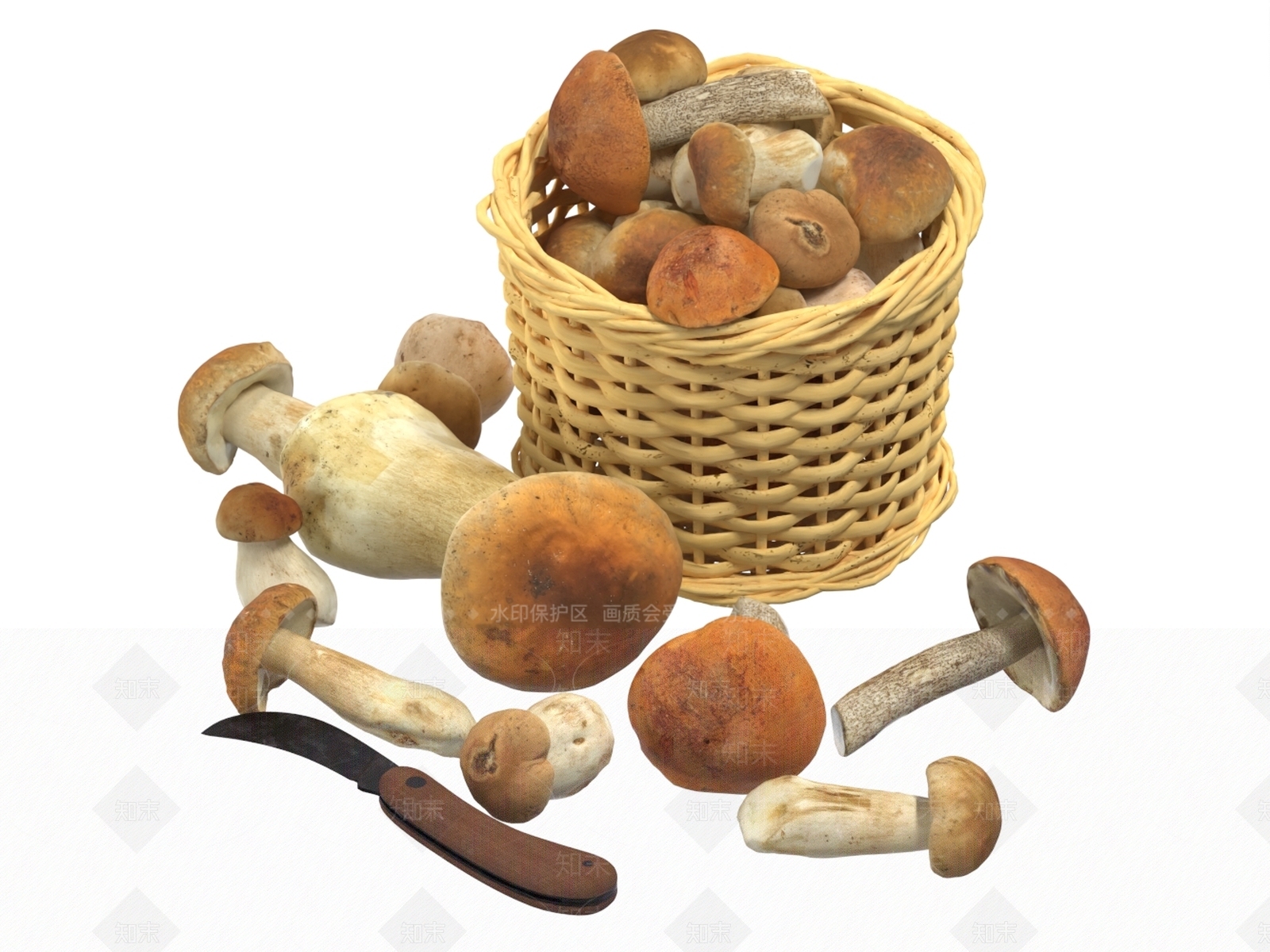 酒水食物3D模型下载【ID:1198007805】