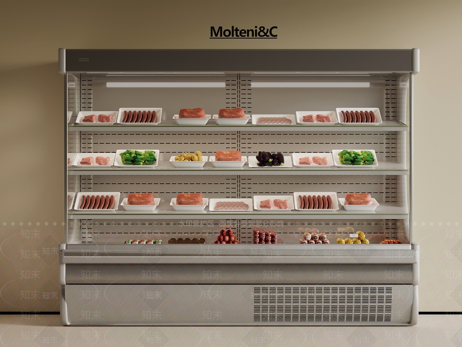 冰柜3D模型下载【ID:1198009220】