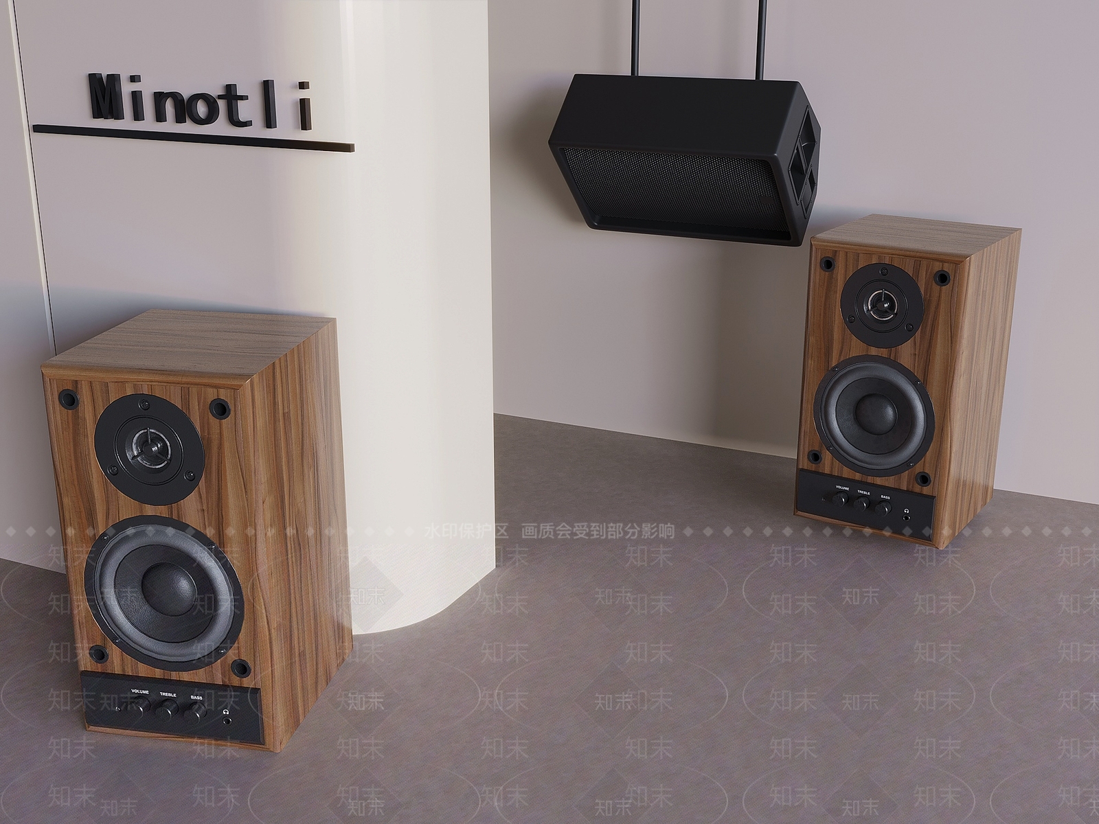 音响3D模型下载【ID:1198009973】