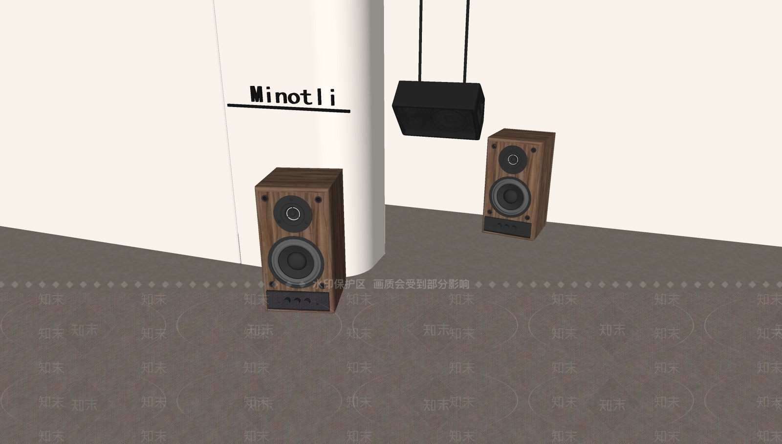 音响SU模型下载【ID:1198010257】