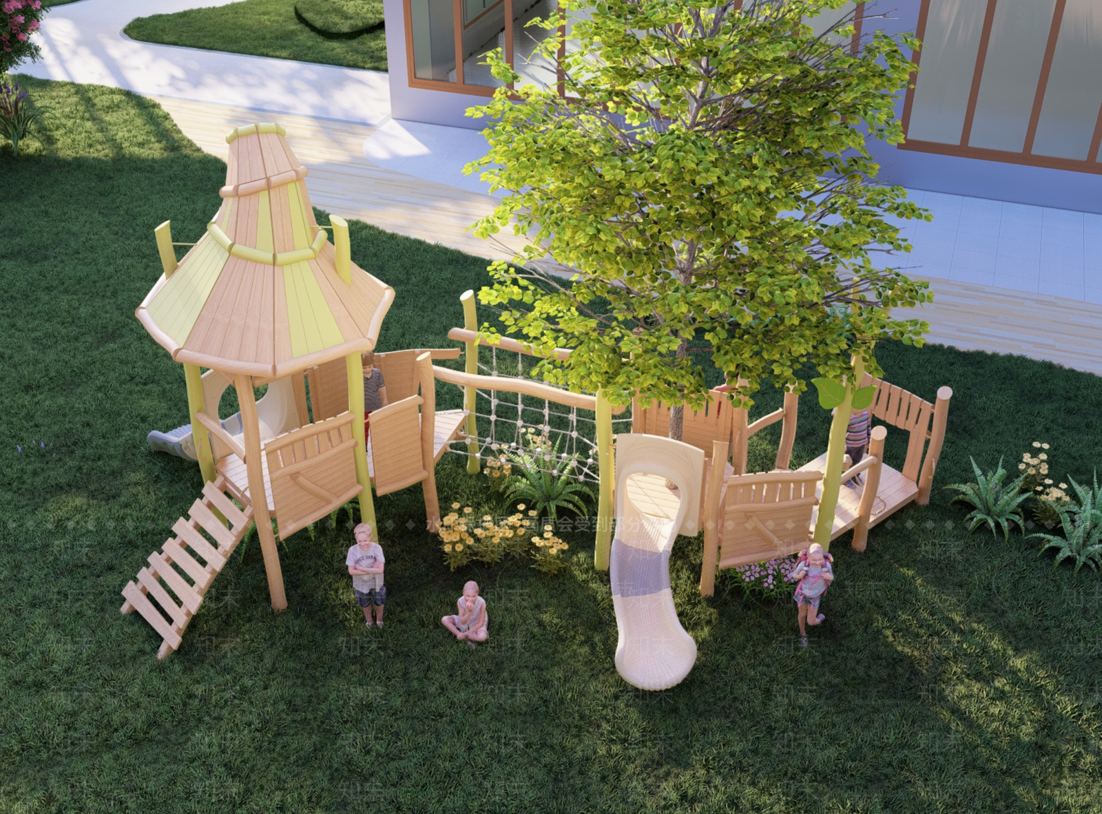 游乐设施SU模型下载【ID:1198014369】