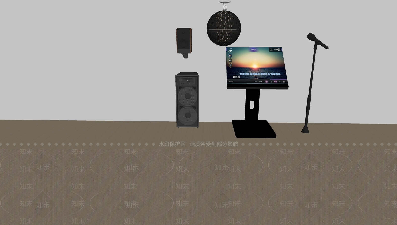 娱乐器材组合SU模型下载【ID:1198010704】
