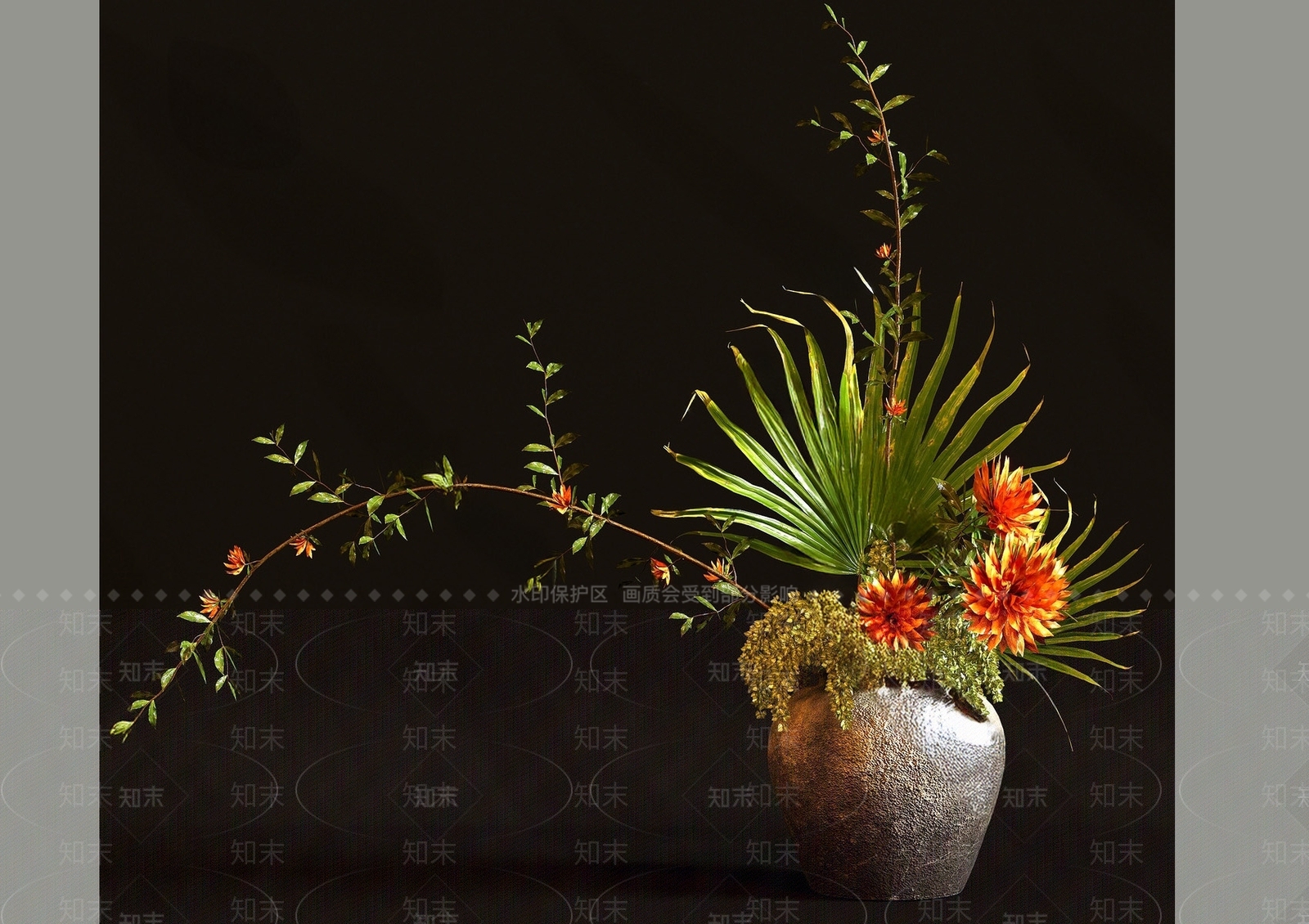 现代花艺SU模型下载【ID:1198019886】