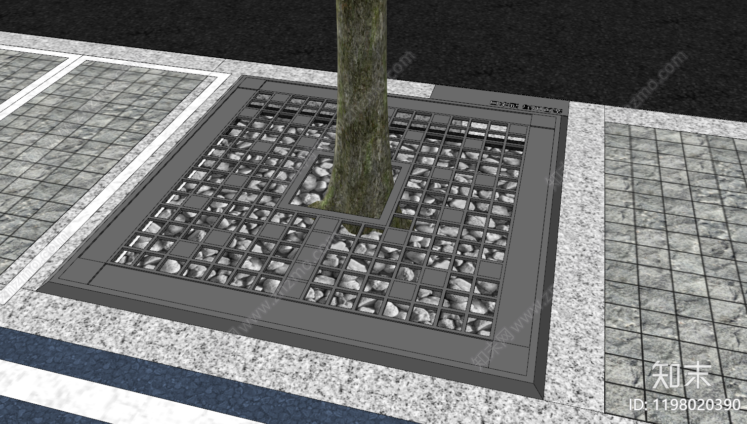 现代树池施工图下载【ID:1198020390】