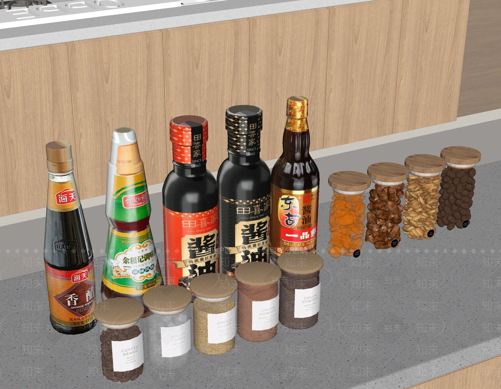 调味品SU模型下载【ID:1198024238】