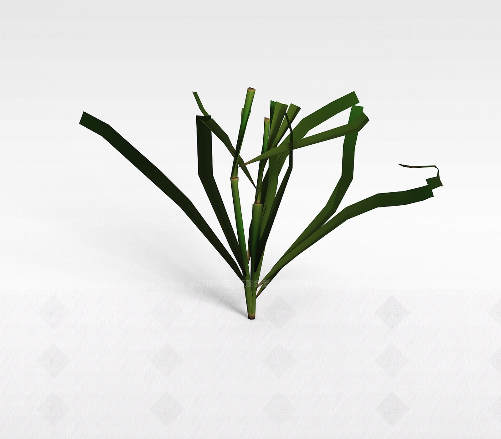 现代草3D模型下载【ID:1198030311】