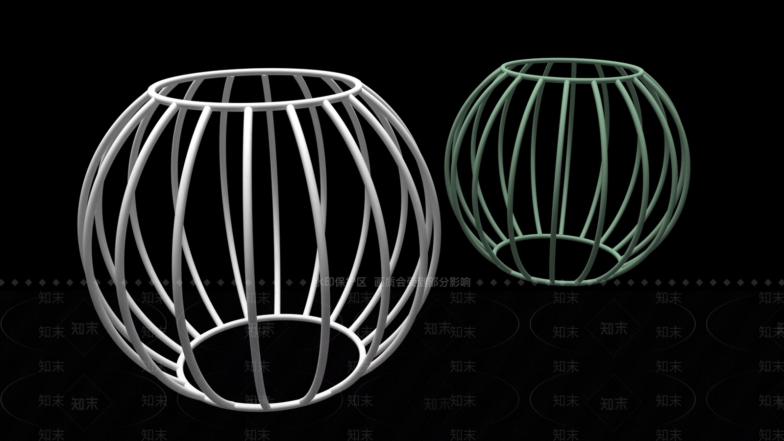 现代景观雕塑3D模型下载【ID:1198030470】