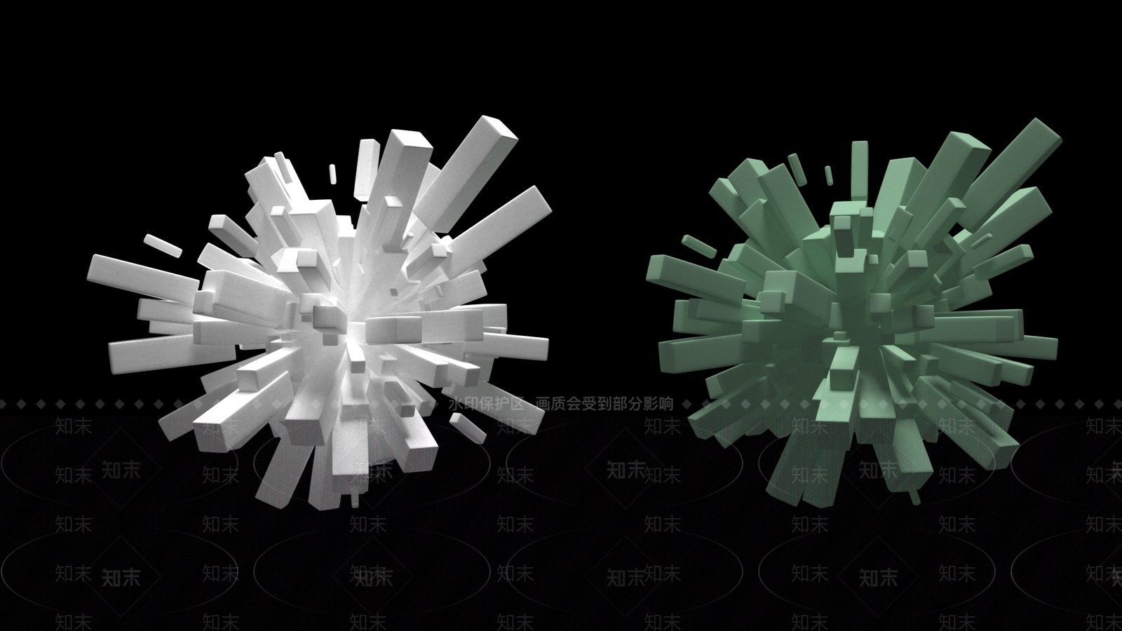 现代景观雕塑3D模型下载【ID:1198031663】