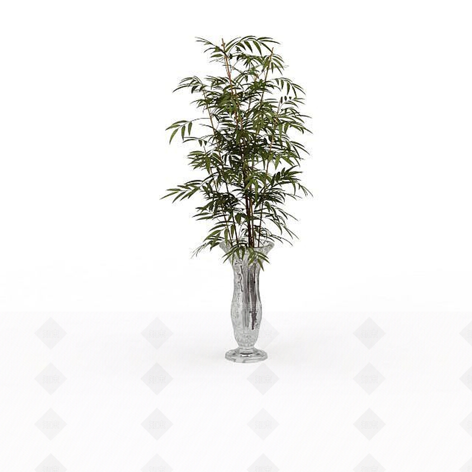 现代竹子观赏插花3D模型下载【ID:1198032370】
