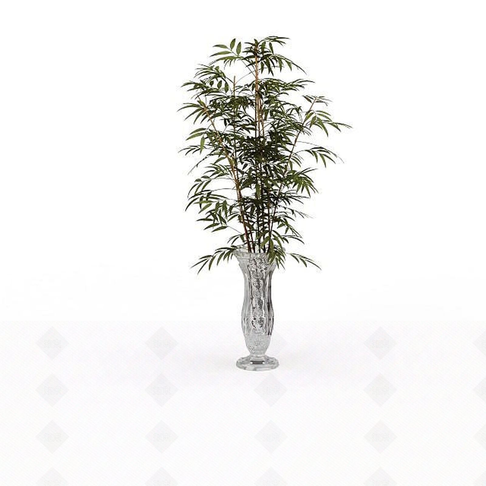 现代竹子观赏插花3D模型下载【ID:1198032370】
