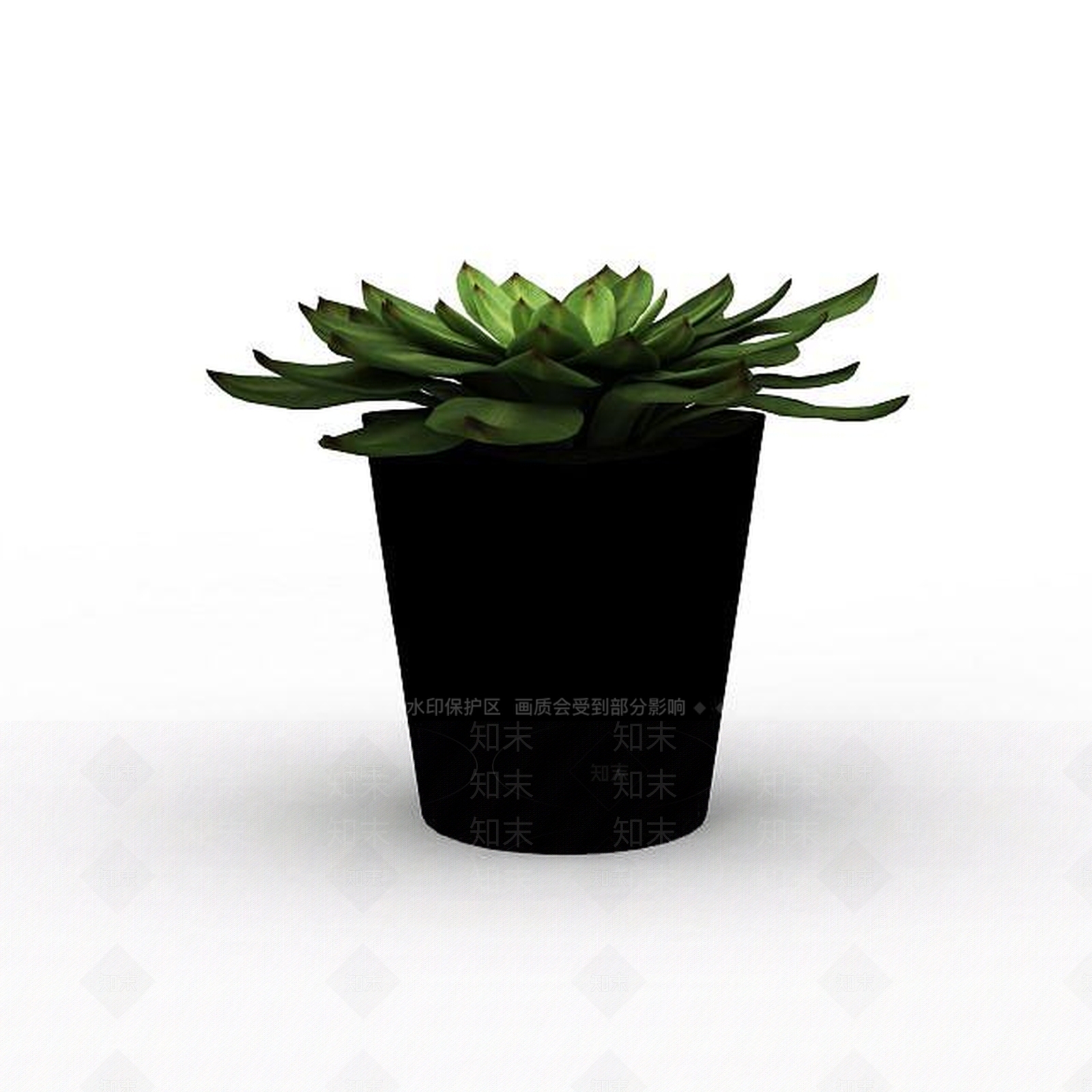 现代室内绿植盆景3D模型下载【ID:1198032715】