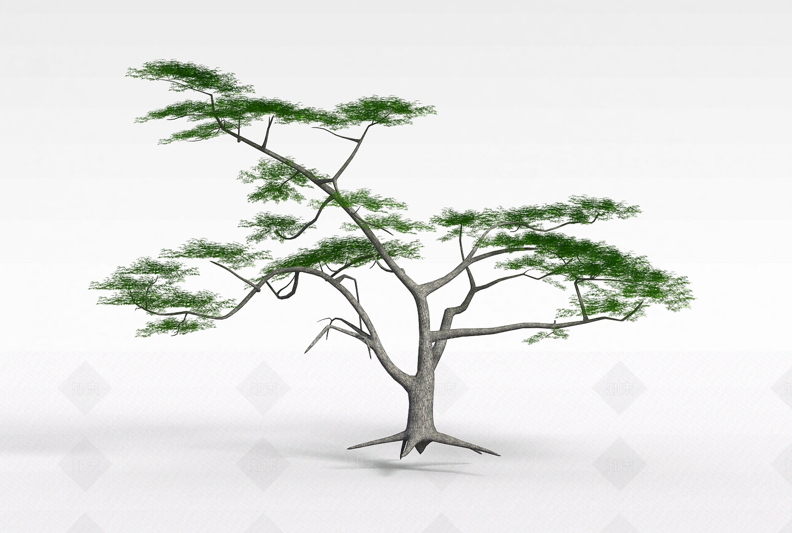 现代游戏动漫异形树3D模型下载【ID:1198034846】