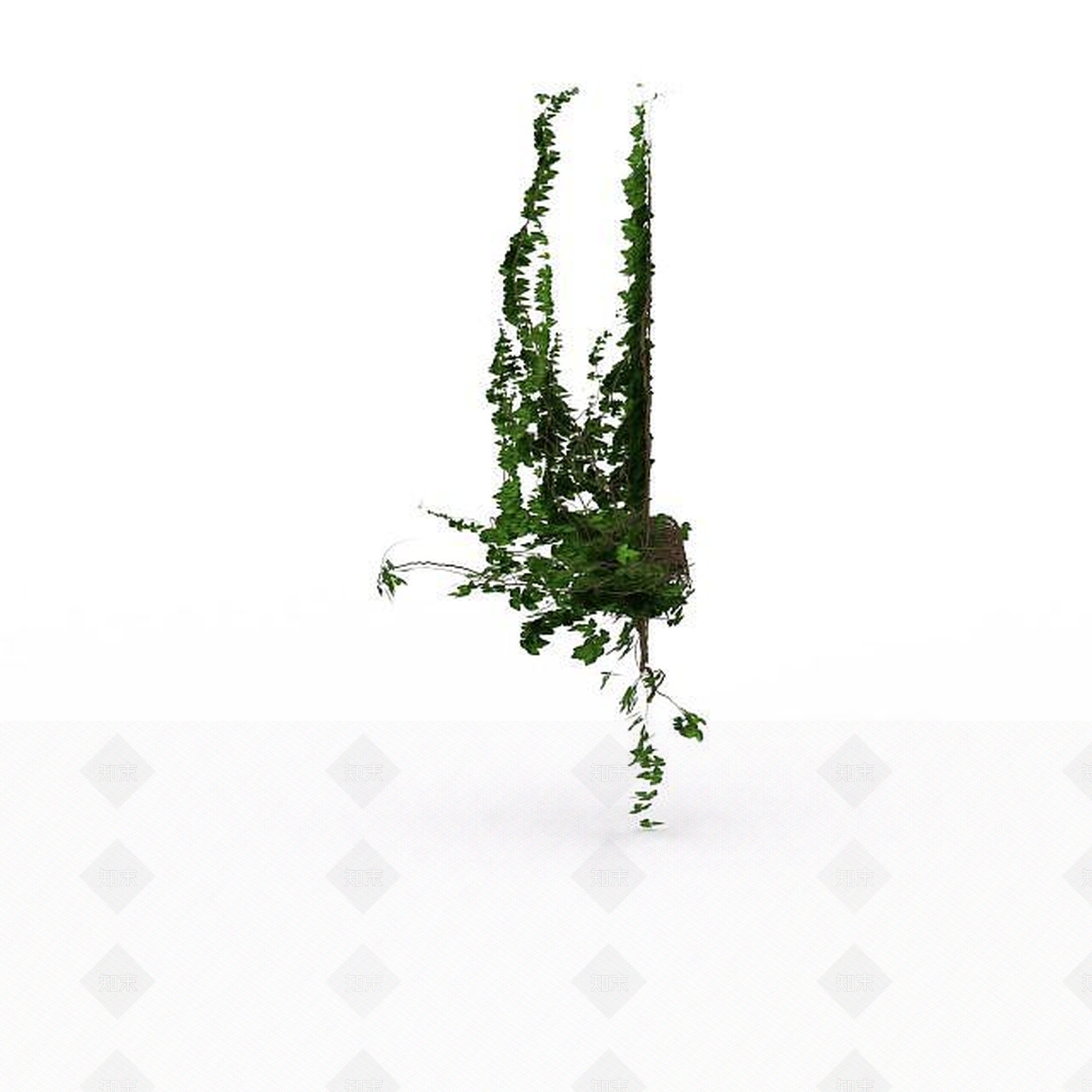现代装饰吊花3D模型下载【ID:1198035427】