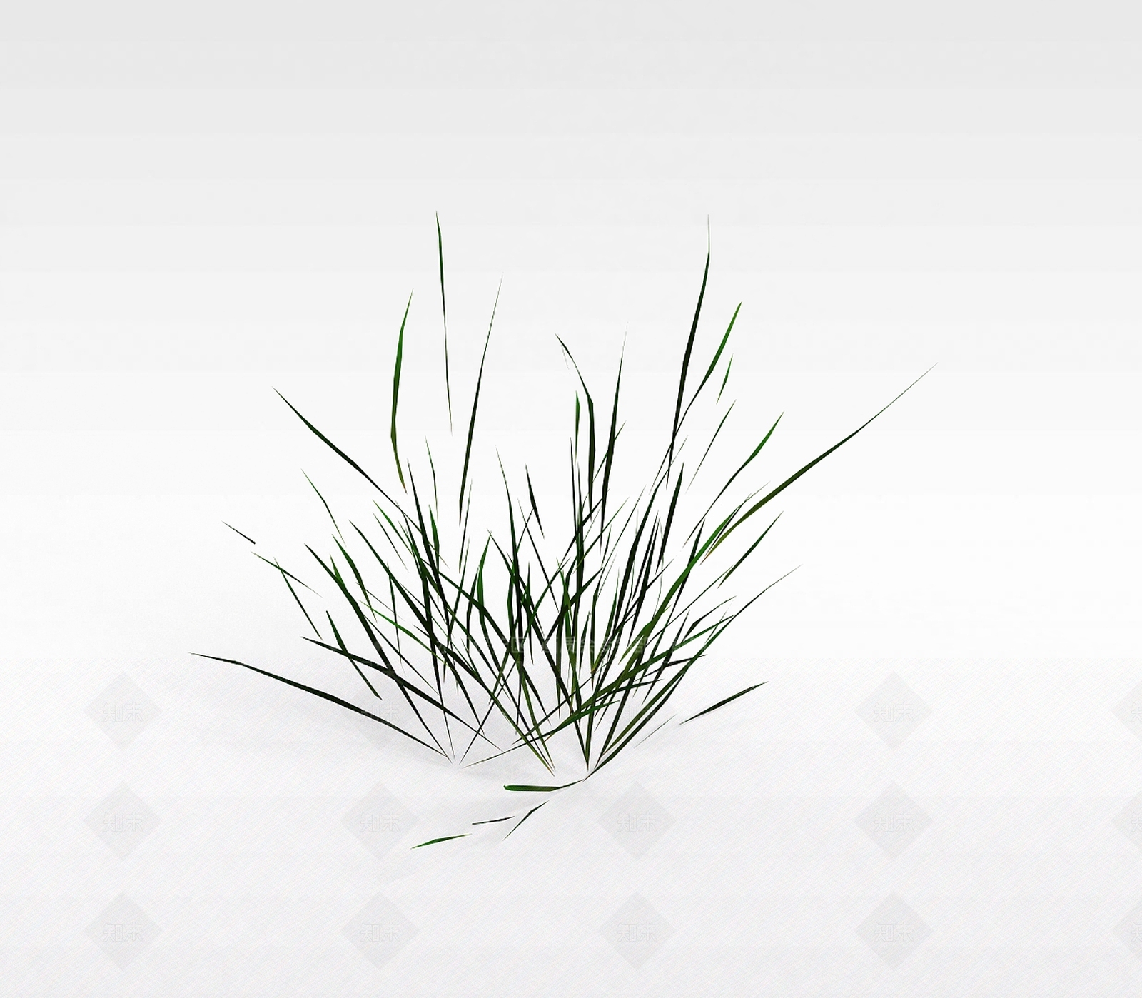现代绿草3D模型下载【ID:1198037674】