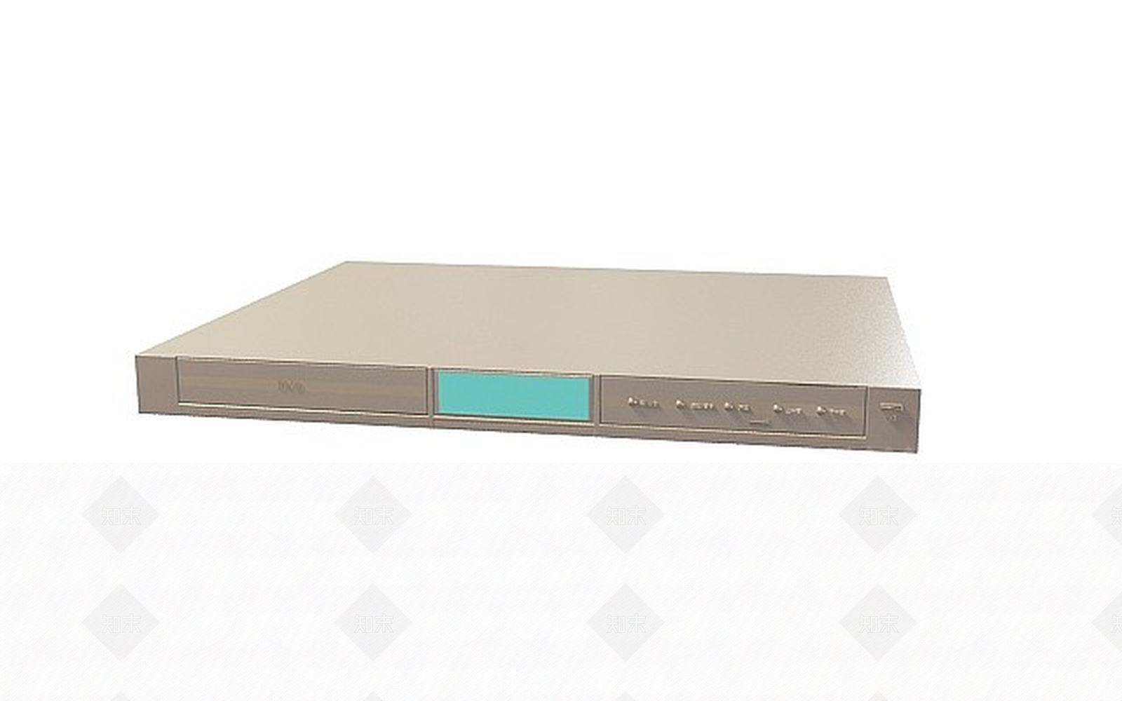 现代DVD影视设备3D模型下载【ID:1198038004】