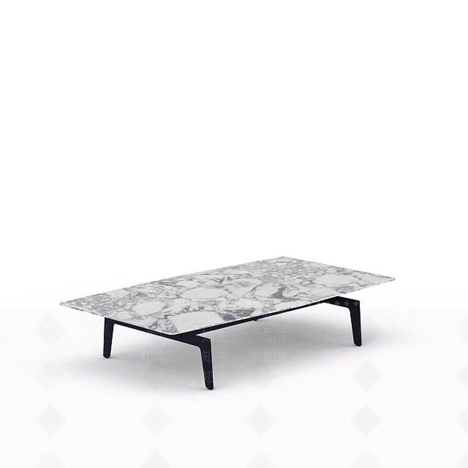 现代简约风格方桌3D模型下载【ID:1198038908】