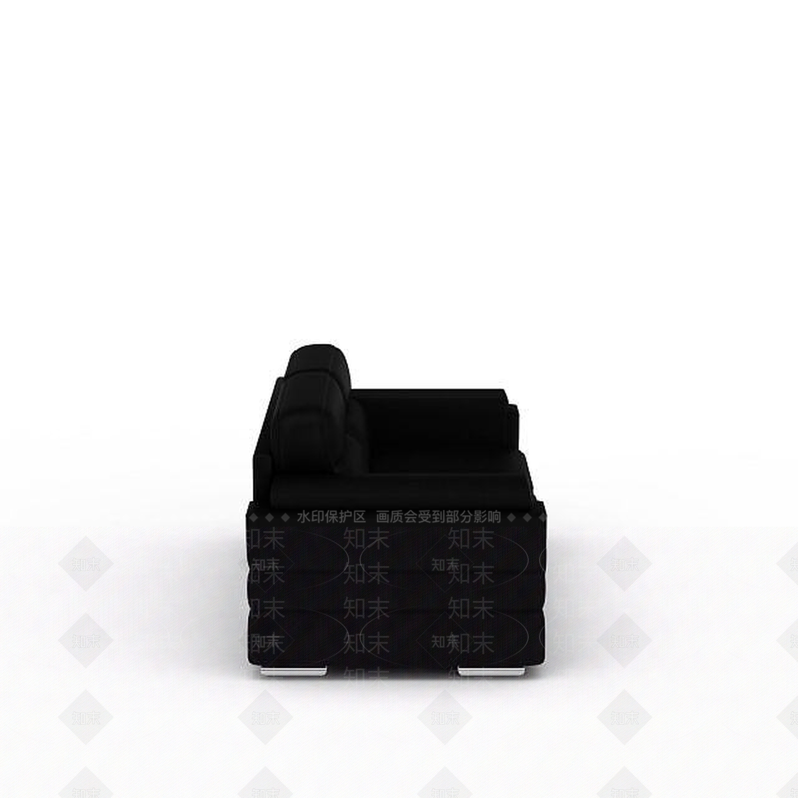 现代双人沙发3D模型下载【ID:1198040937】