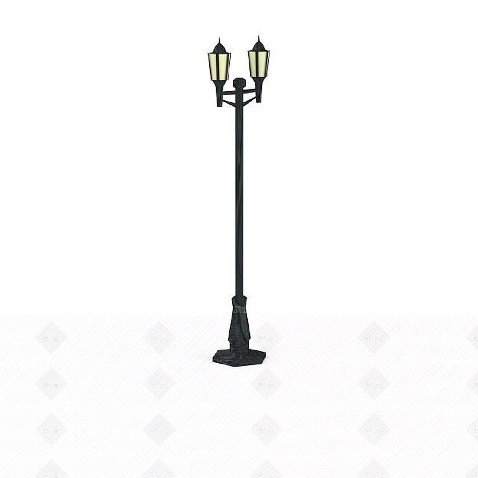 现代公园路灯3D模型下载【ID:1198043183】