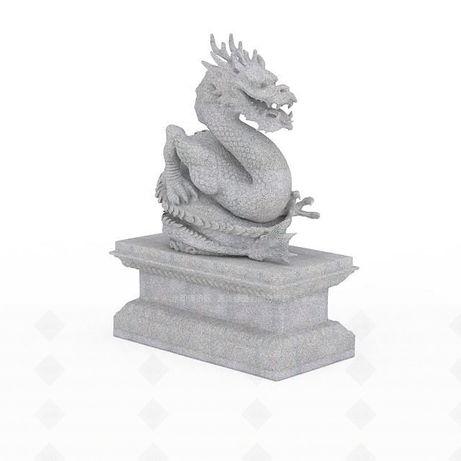 现代室外雕塑3D模型下载【ID:1198045667】