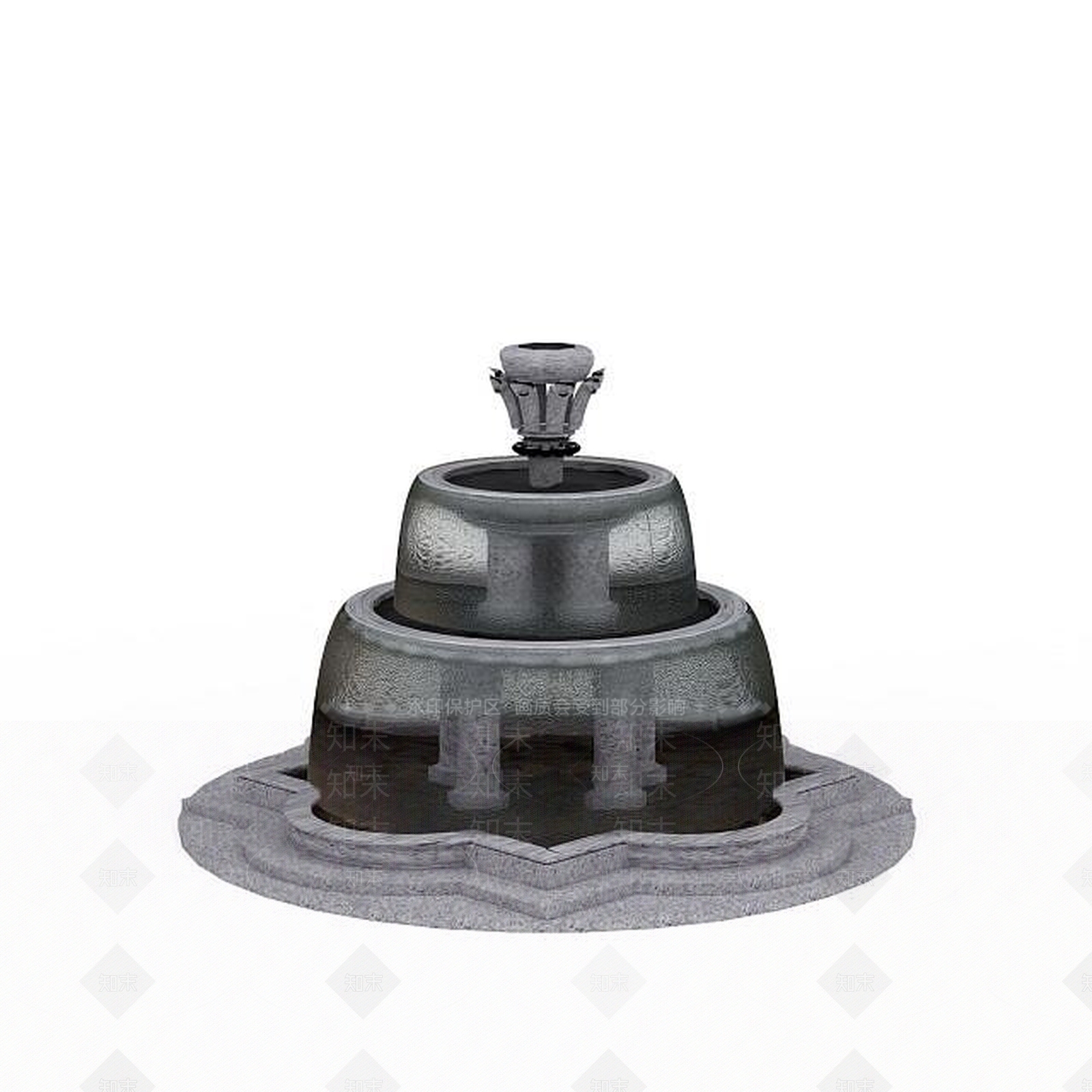 现代园林景观3D模型下载【ID:1198046425】