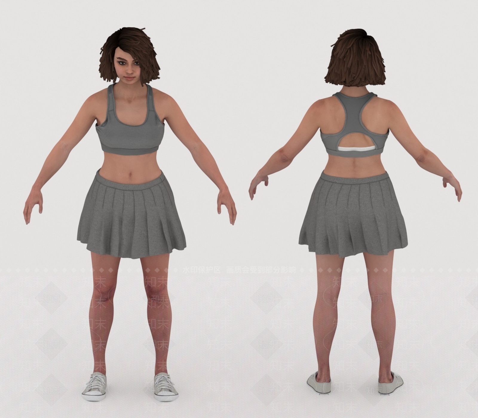 女人3D模型下载【ID:1198046762】