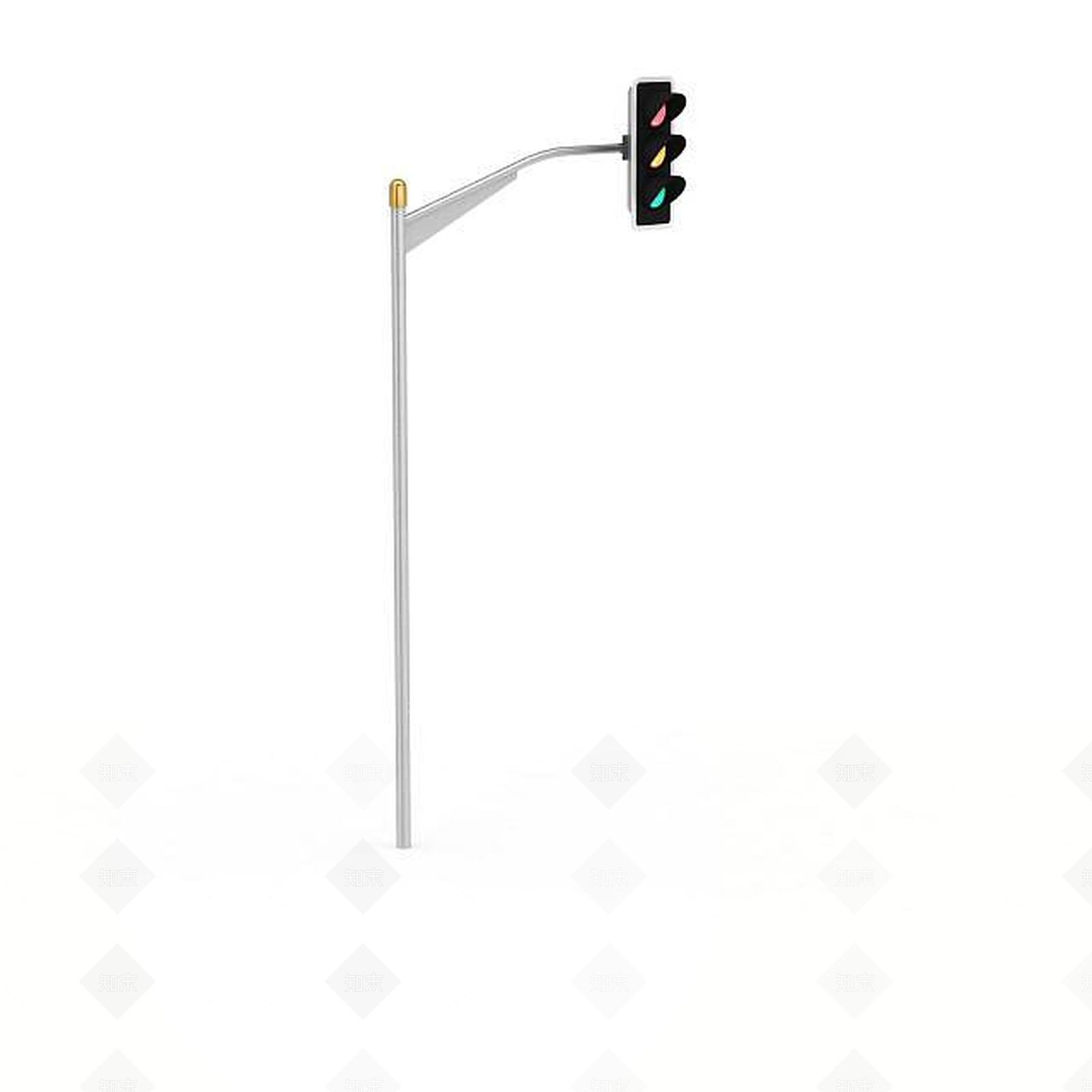 现代红绿灯3D模型下载【ID:1198048705】