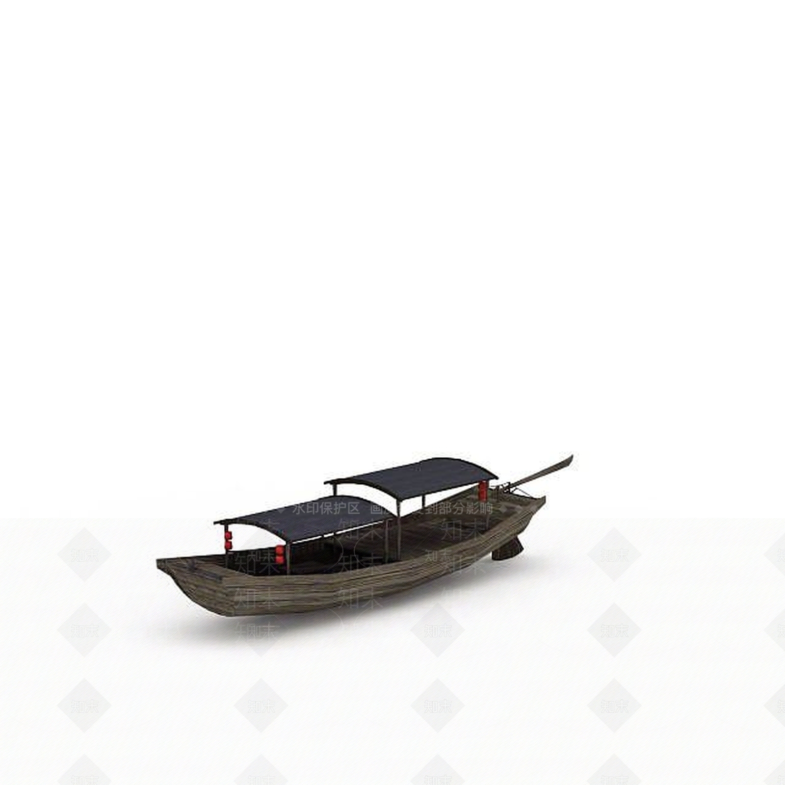 现代木船3D模型下载【ID:1198049046】