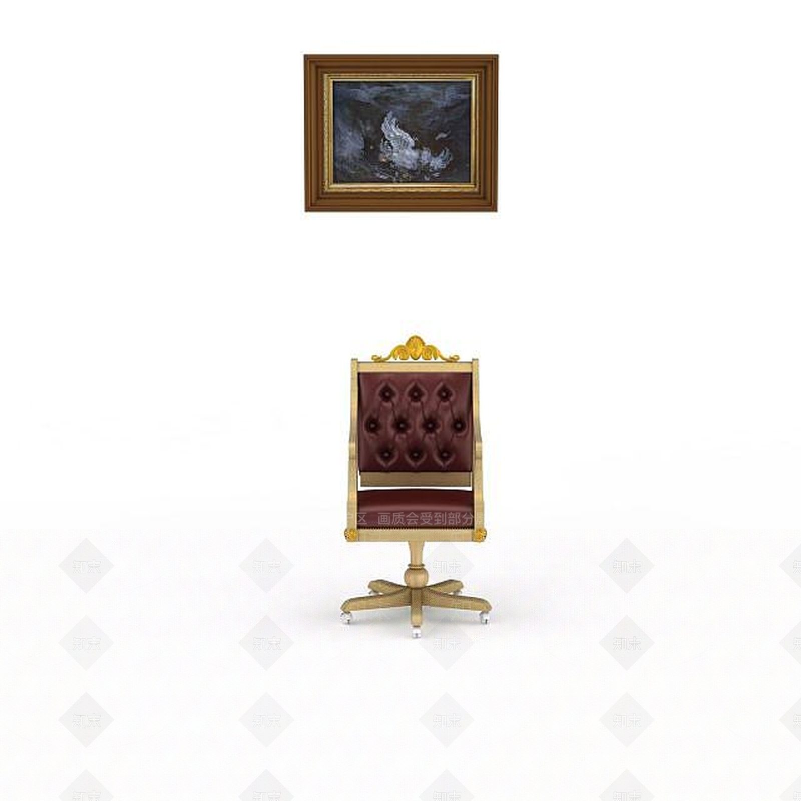 现代豪华转椅3D模型下载【ID:1198049580】