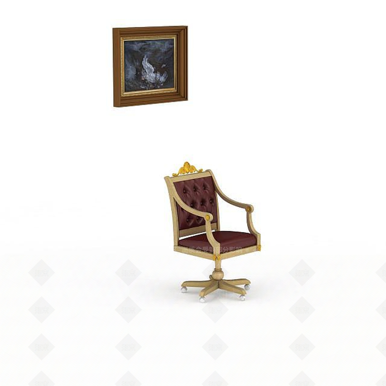 现代豪华转椅3D模型下载【ID:1198049580】