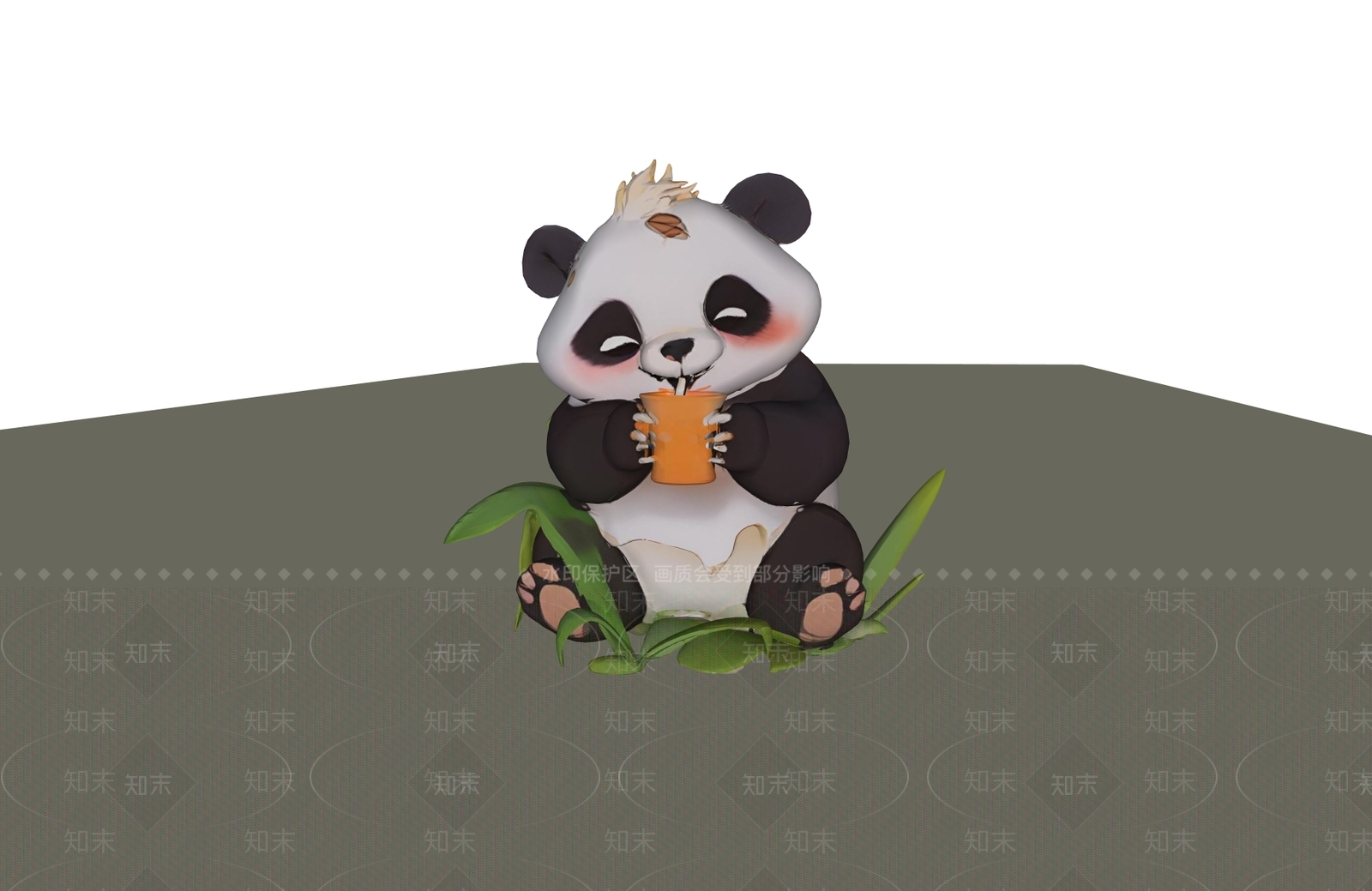现代极简艺术装置SU模型下载【ID:1198052086】